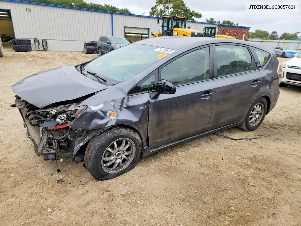 TOYOTA PRIUS V (+) 2012, VIN JTDZN3EU6C3057621