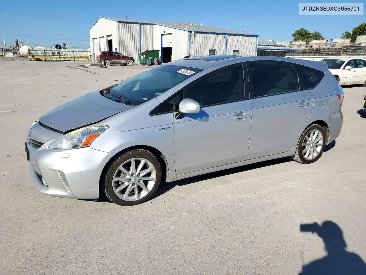 TOYOTA PRIUS V (+) 2012, VIN JTDZN3EUXC3056701