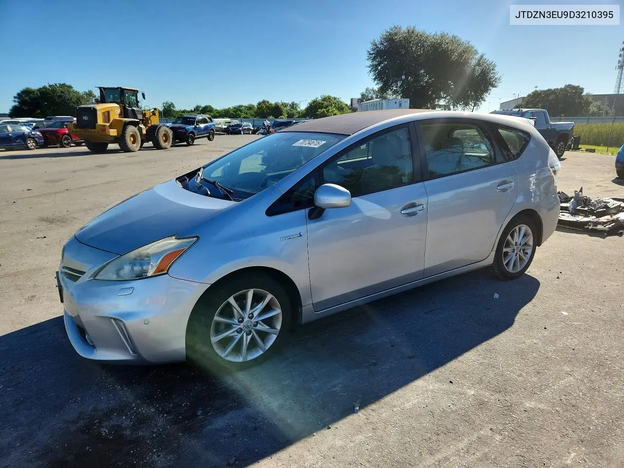 TOYOTA PRIUS V (+) 2013, VIN JTDZN3EU9D3210395
