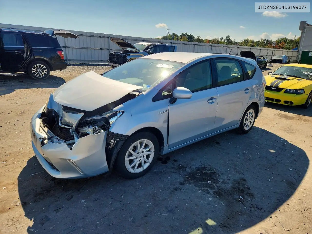 TOYOTA PRIUS V (+) 2013, VIN JTDZN3EU4D3199077