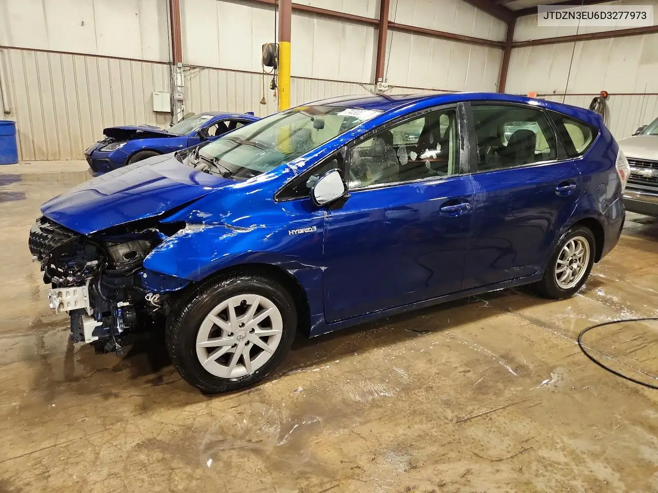 TOYOTA PRIUS V (+) 2013, VIN JTDZN3EU6D3277973