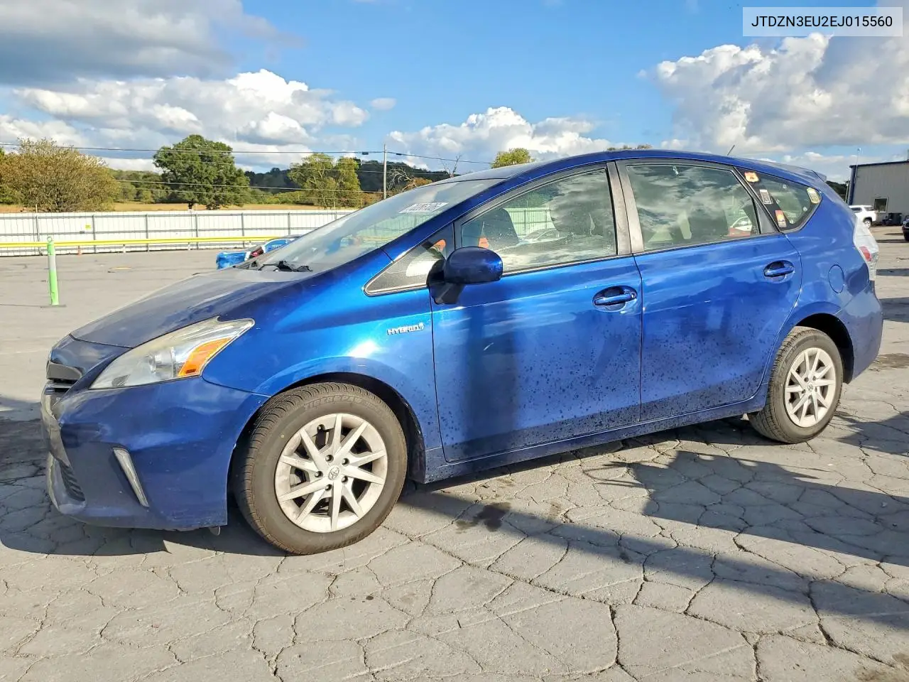 TOYOTA PRIUS V (+) 2014, VIN JTDZN3EU2EJ015560