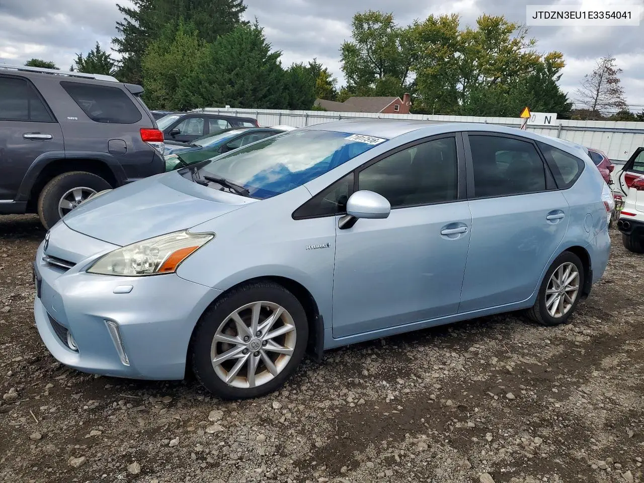 TOYOTA PRIUS V (+) 2014, VIN JTDZN3EU1E3354041