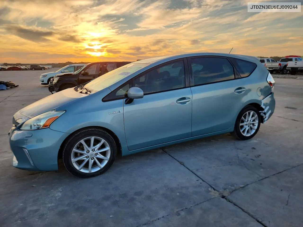 TOYOTA PRIUS V (+) 2014, VIN JTDZN3EU6EJ009244