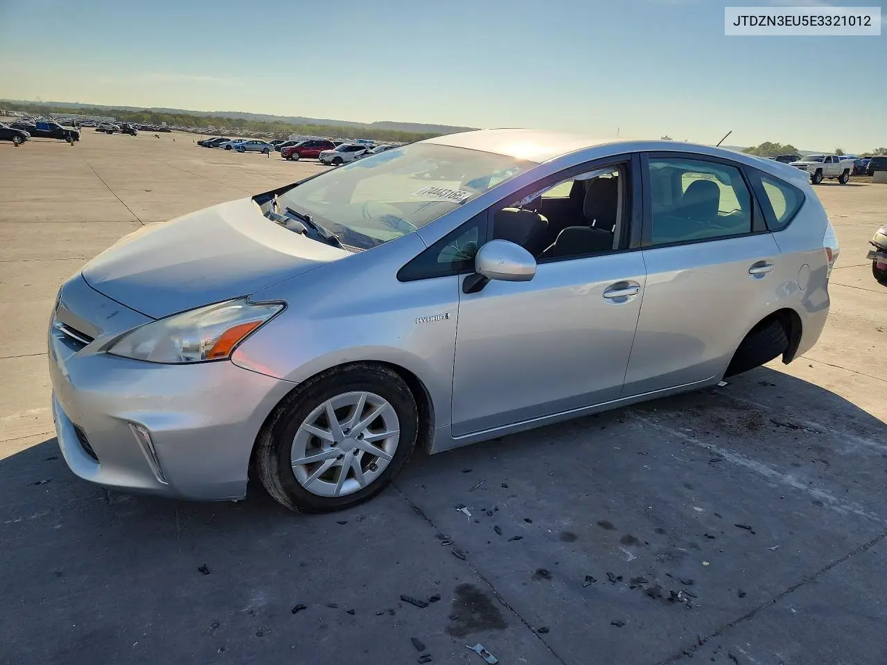 TOYOTA PRIUS V (+) 2014, VIN JTDZN3EU5E3321012