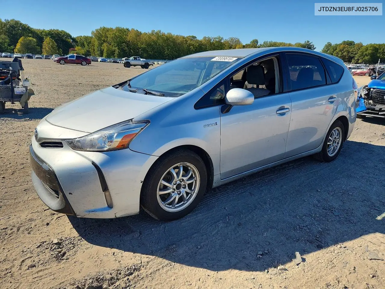 TOYOTA PRIUS V (+) 2015, VIN JTDZN3EU8FJ025706