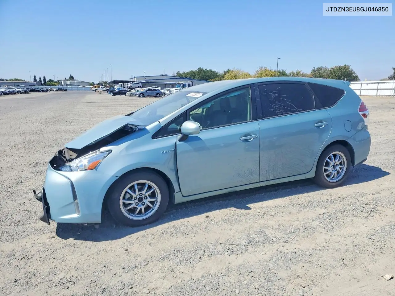 TOYOTA PRIUS V (+) 2016, VIN JTDZN3EU8GJ046850