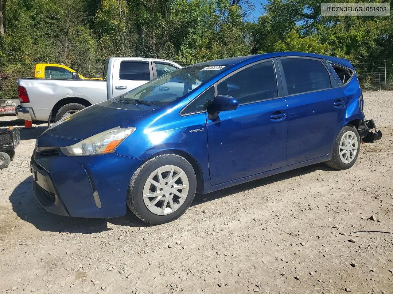 TOYOTA PRIUS V (+) 2016, VIN JTDZN3EU6GJ051903