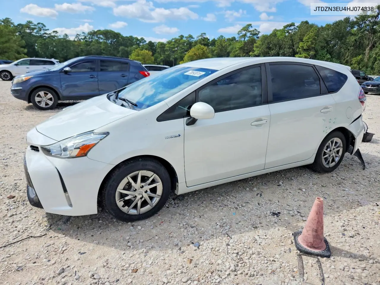 TOYOTA PRIUS V (+) 2017, VIN JTDZN3EU4HJ074338