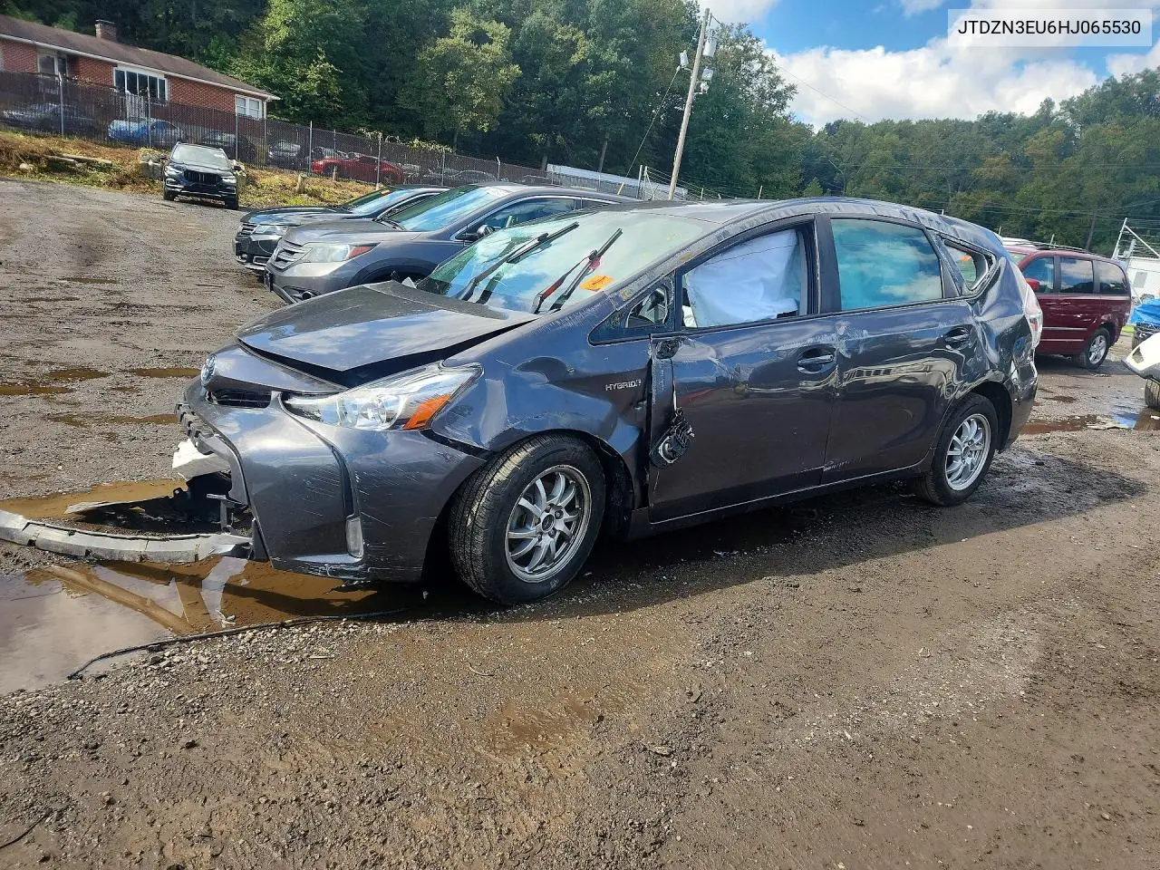 TOYOTA PRIUS V (+) 2017, VIN JTDZN3EU6HJ065530