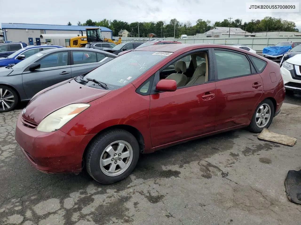 TOYOTA PRIUS 2005, VIN JTDKB20U557008093