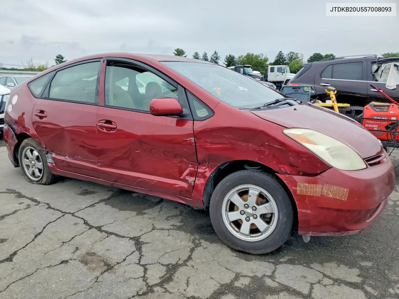 2005 TOYOTA PRIUS VIN JTDKB20U557008093 — фото 4