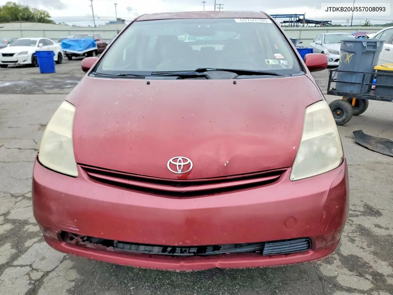 2005 TOYOTA PRIUS VIN JTDKB20U557008093 — фото 5