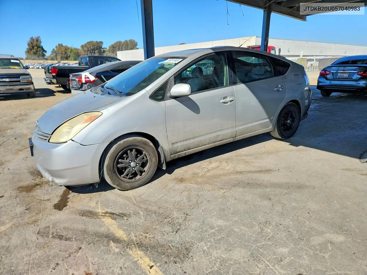 TOYOTA PRIUS 2005, VIN JTDKB20U057040983