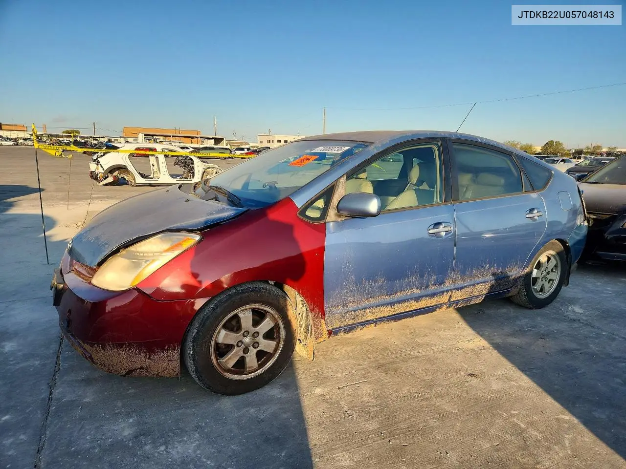 TOYOTA PRIUS 2005, VIN JTDKB22U057048143