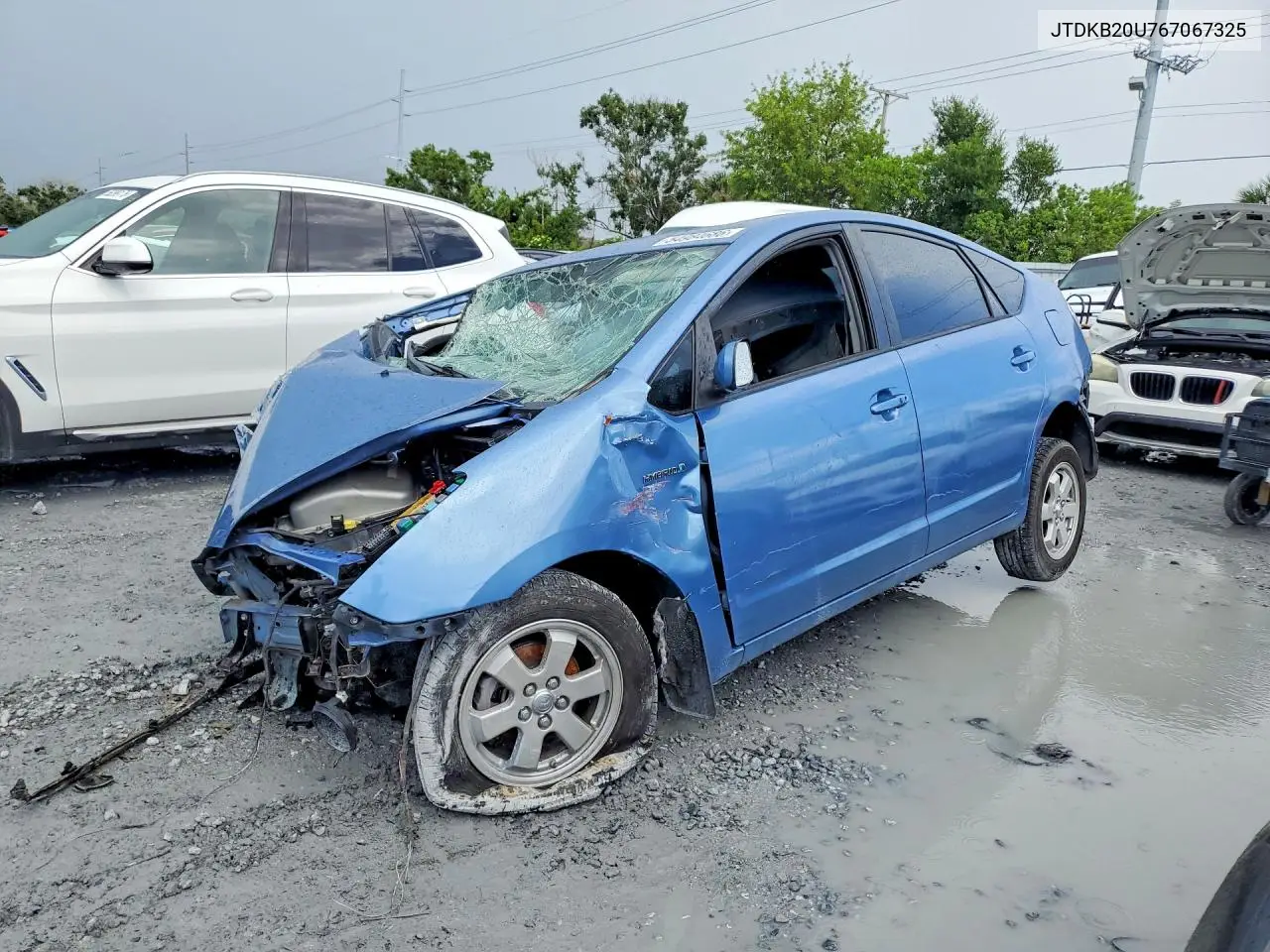 TOYOTA PRIUS 2006, VIN JTDKB20U767067325