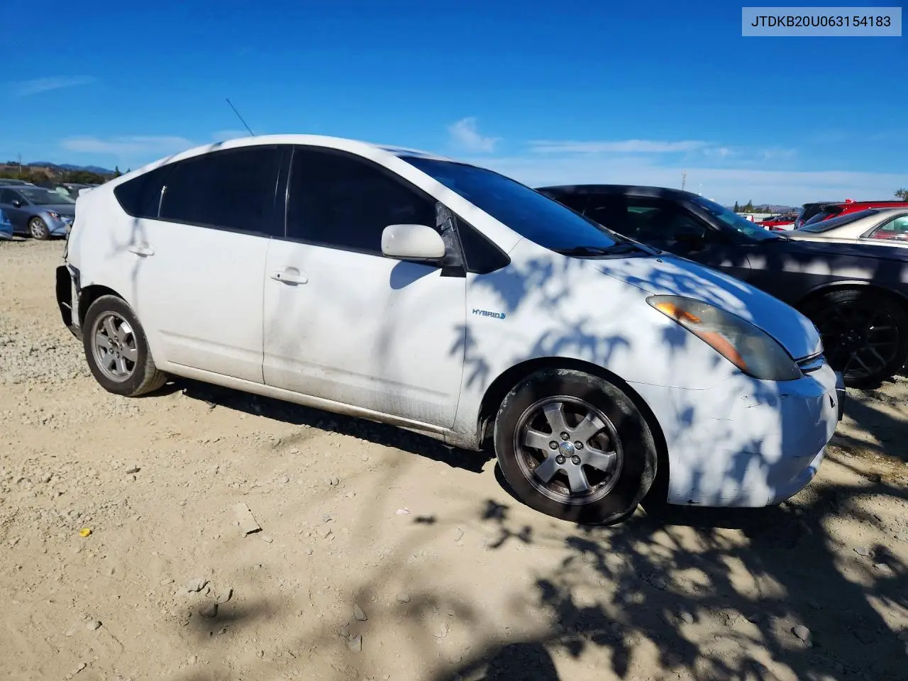 2006 TOYOTA PRIUS VIN JTDKB20U063154183 — фото 4