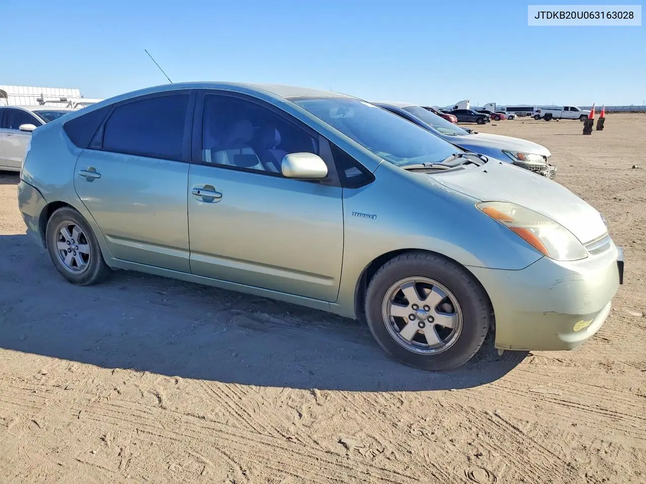 2006 TOYOTA PRIUS VIN JTDKB20U063163028 — фото 4