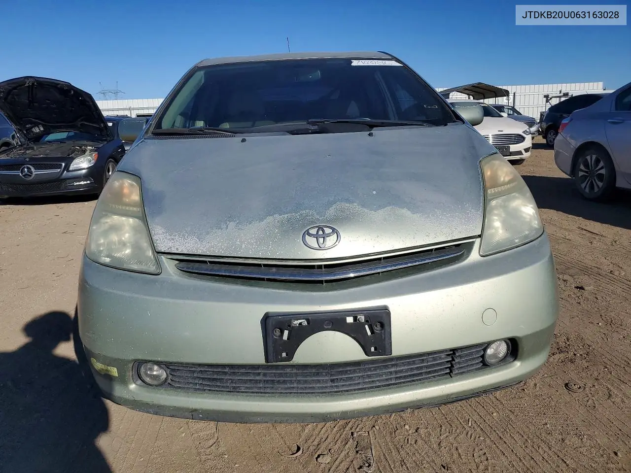 2006 TOYOTA PRIUS VIN JTDKB20U063163028 — фото 5