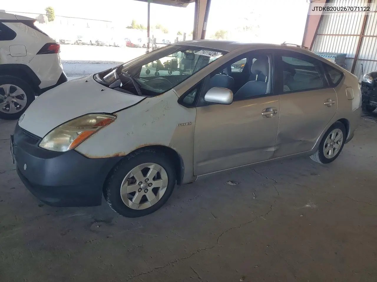 TOYOTA PRIUS 2006, VIN JTDKB20U267071122