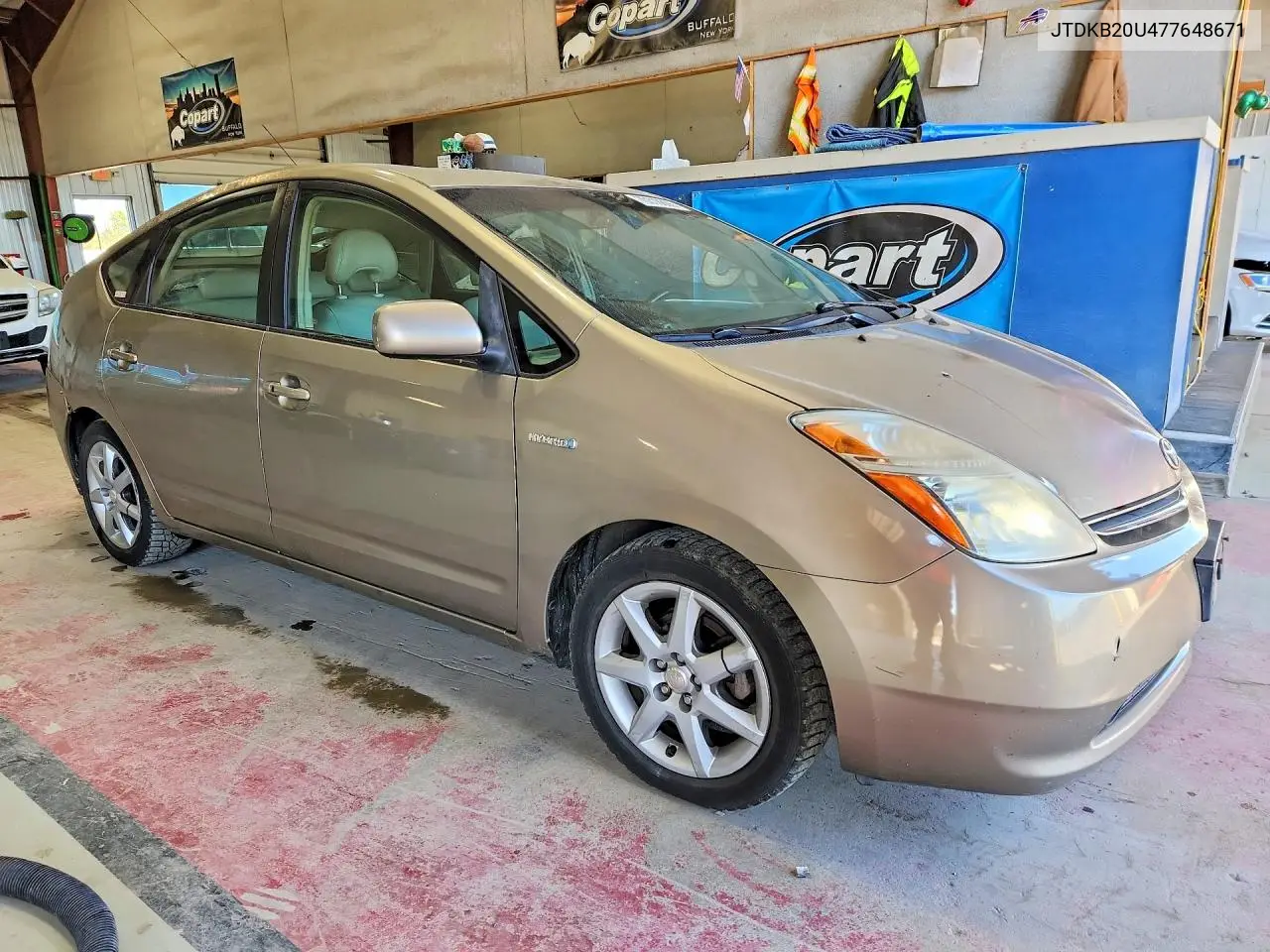 2007 TOYOTA PRIUS VIN JTDKB20U477648671 — фото 4