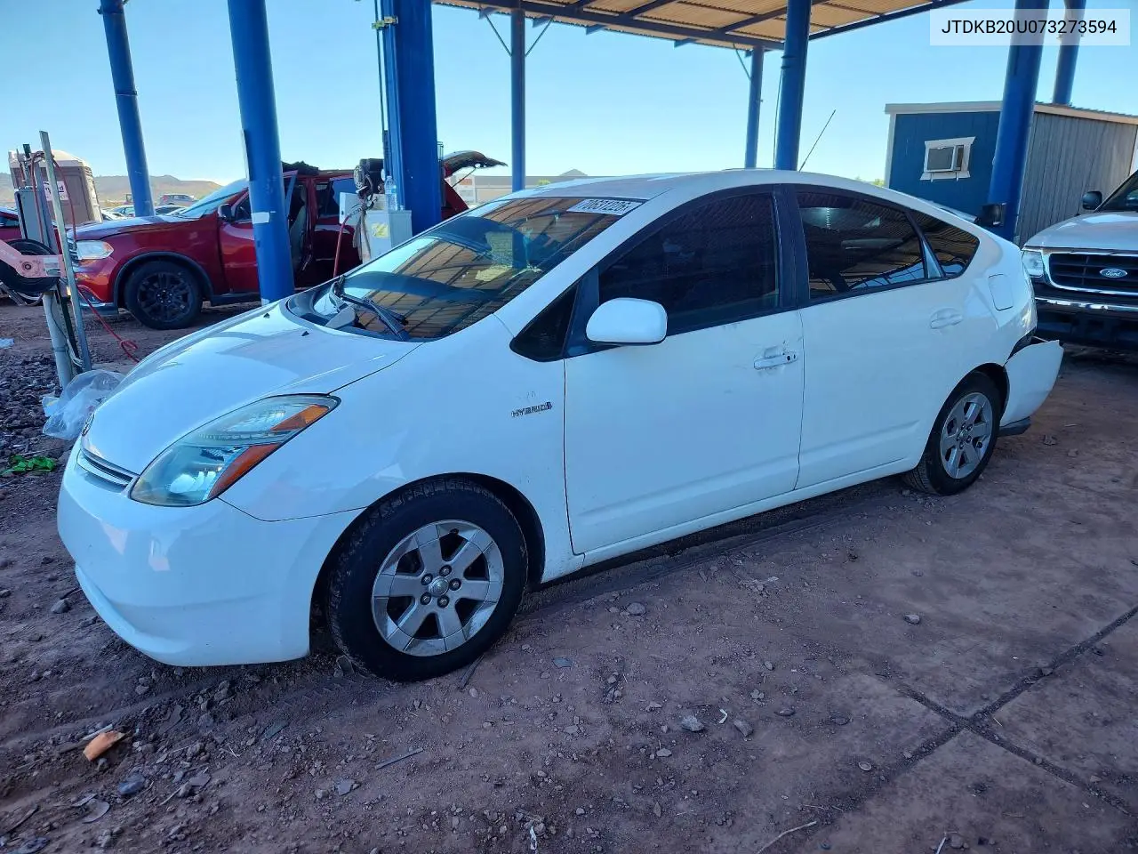 TOYOTA PRIUS 2007, VIN JTDKB20U073273594