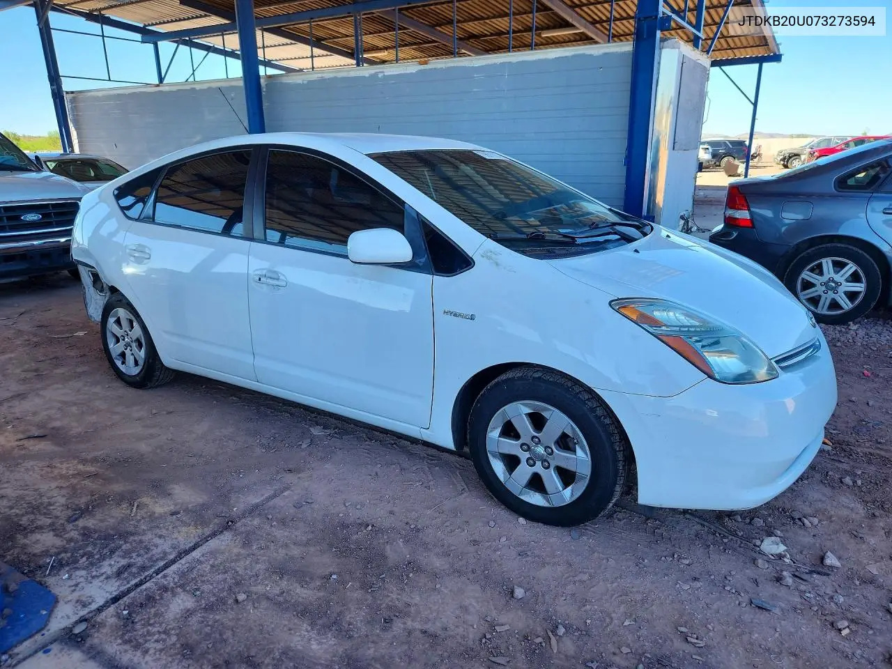 2007 TOYOTA PRIUS VIN JTDKB20U073273594 — фото 4