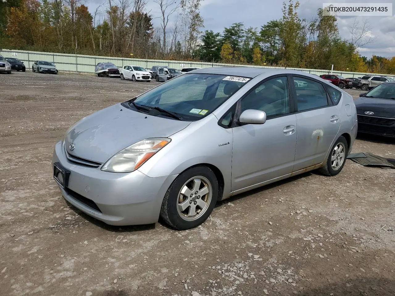 TOYOTA PRIUS 2007, VIN JTDKB20U473291435