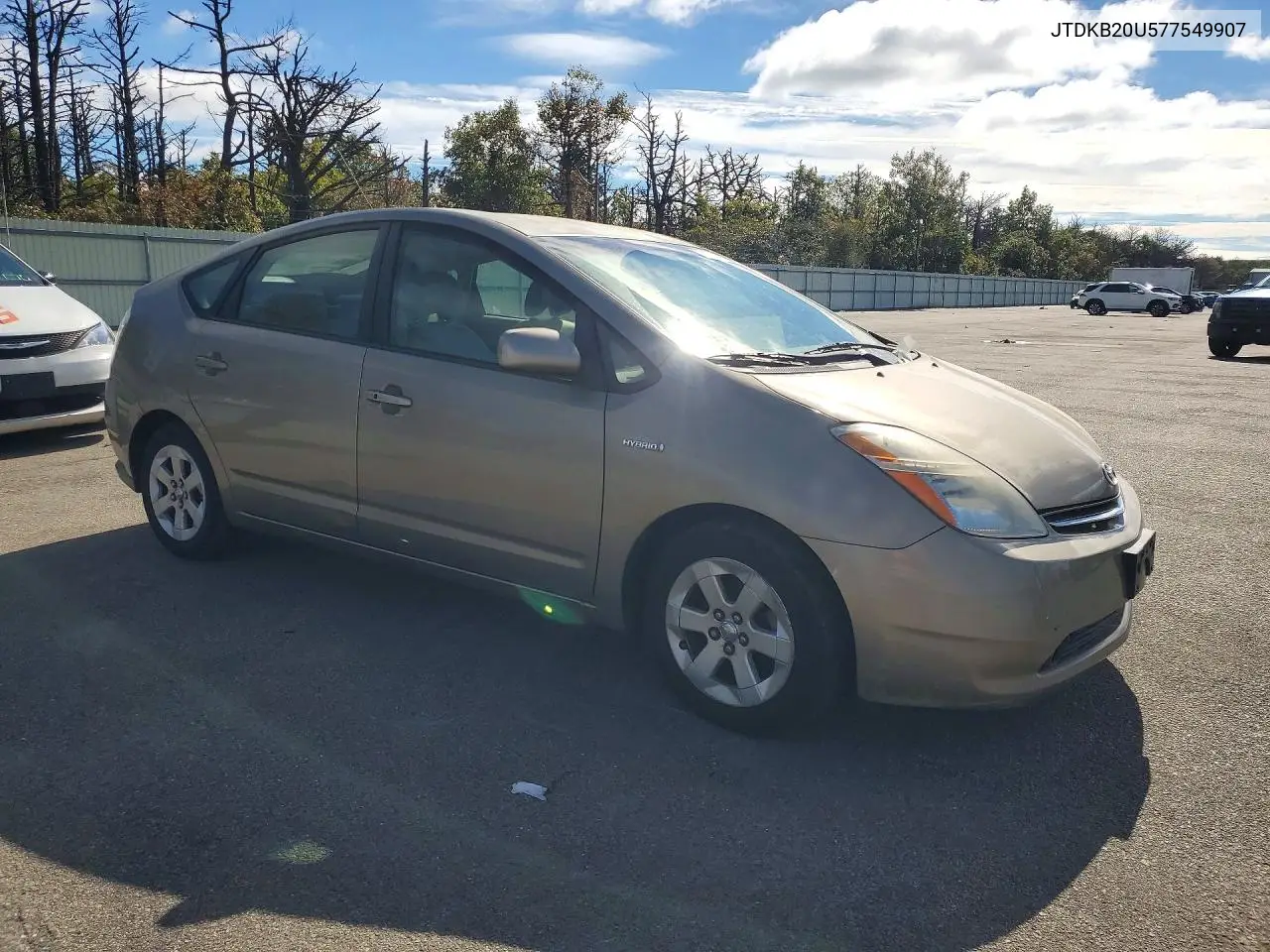 2007 TOYOTA PRIUS VIN JTDKB20U577549907 — фото 4