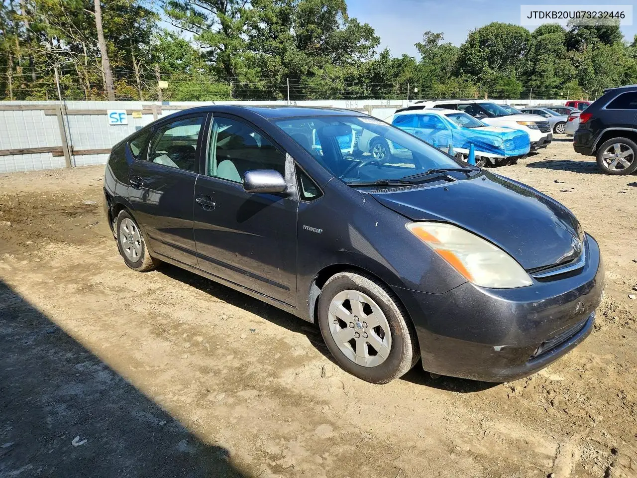 2007 TOYOTA PRIUS VIN JTDKB20U073232446 — фото 4