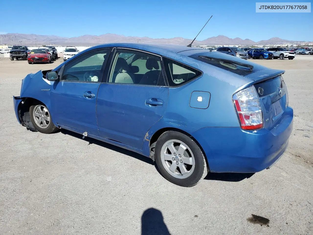 TOYOTA PRIUS 2007, VIN JTDKB20U177677058