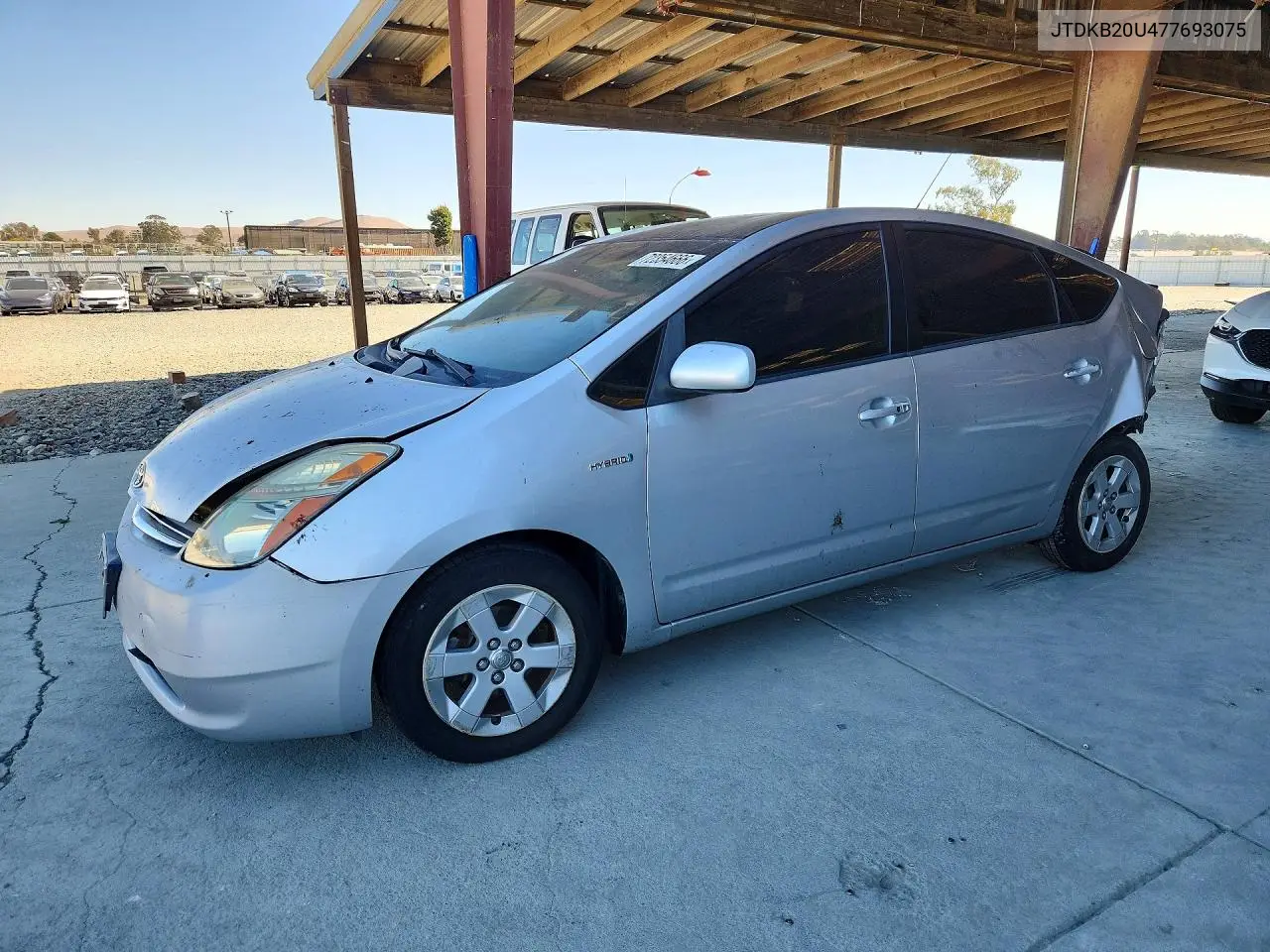 TOYOTA PRIUS 2007, VIN JTDKB20U477693075