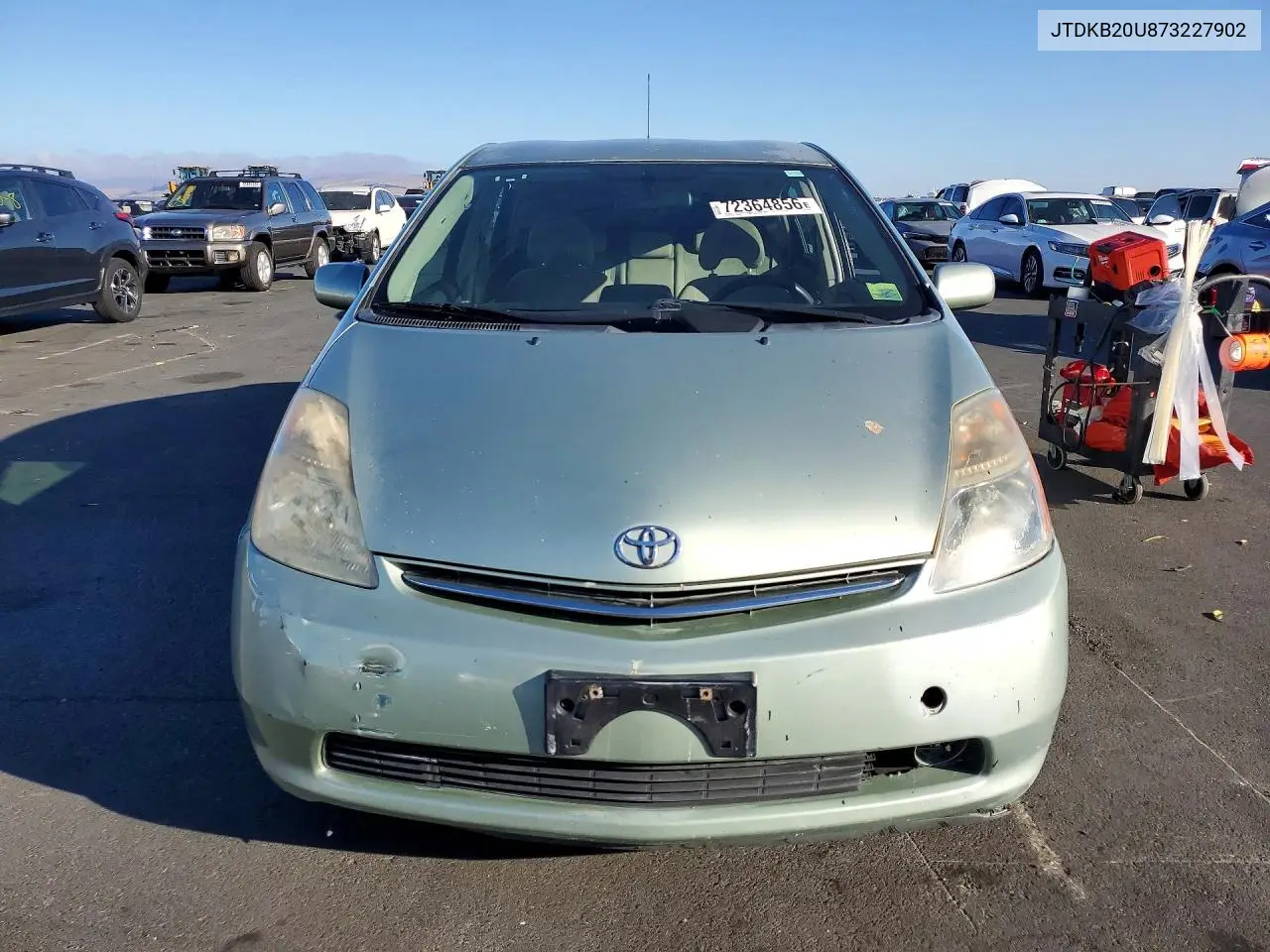 2007 TOYOTA PRIUS VIN JTDKB20U873227902 — фото 5