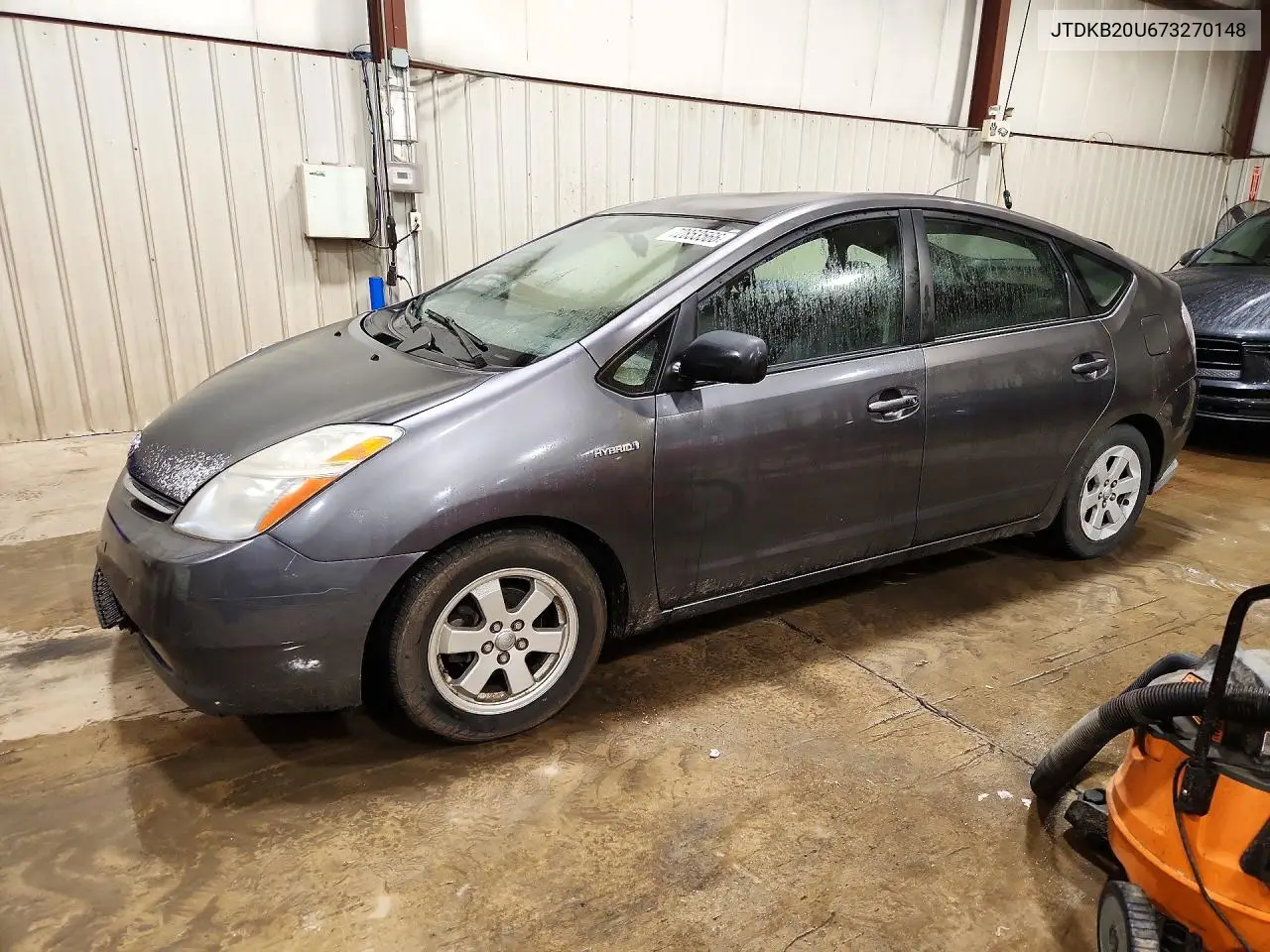 TOYOTA PRIUS 2007, VIN JTDKB20U673270148