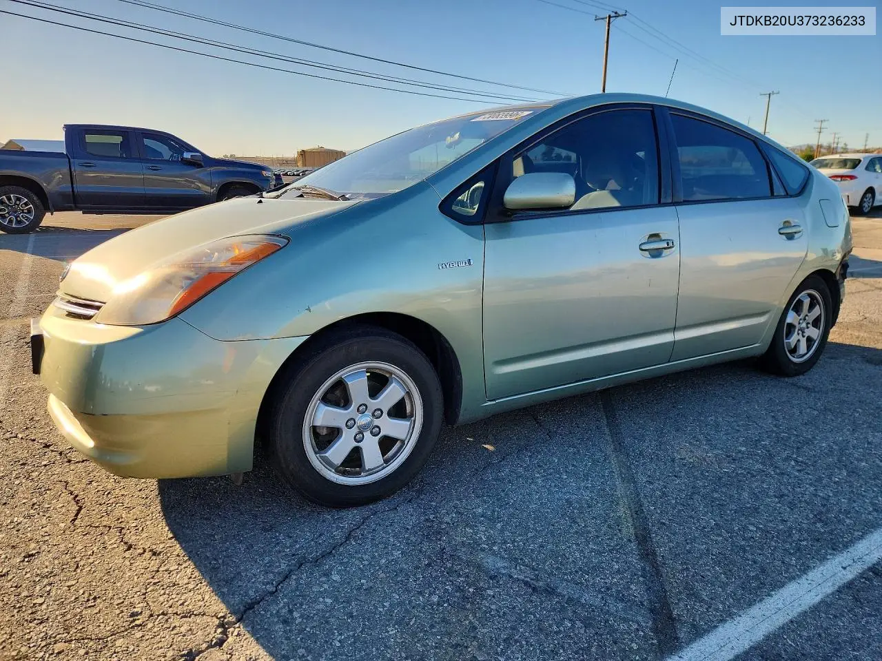 TOYOTA PRIUS 2007, VIN JTDKB20U373236233