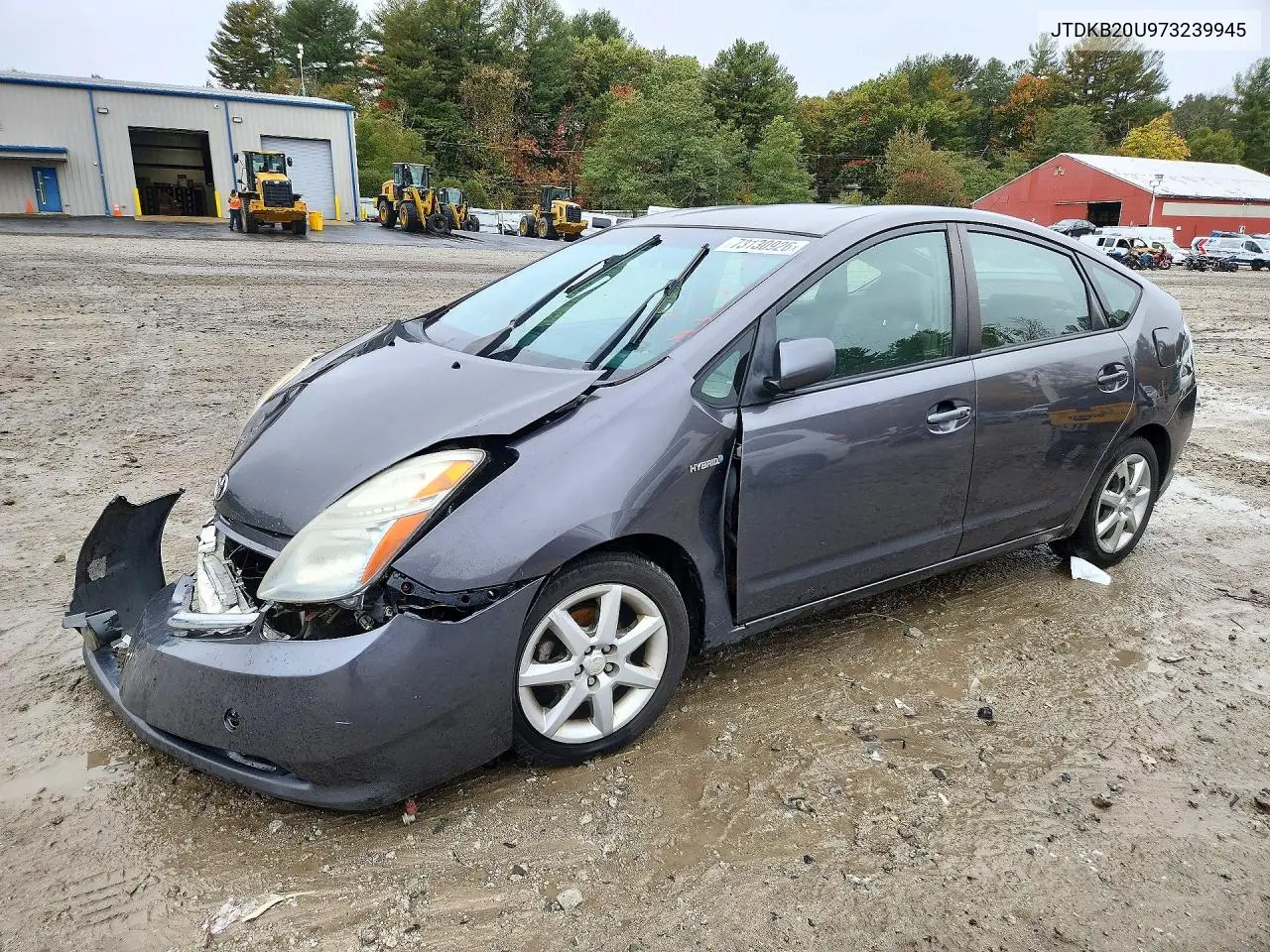 TOYOTA PRIUS 2007, VIN JTDKB20U973239945