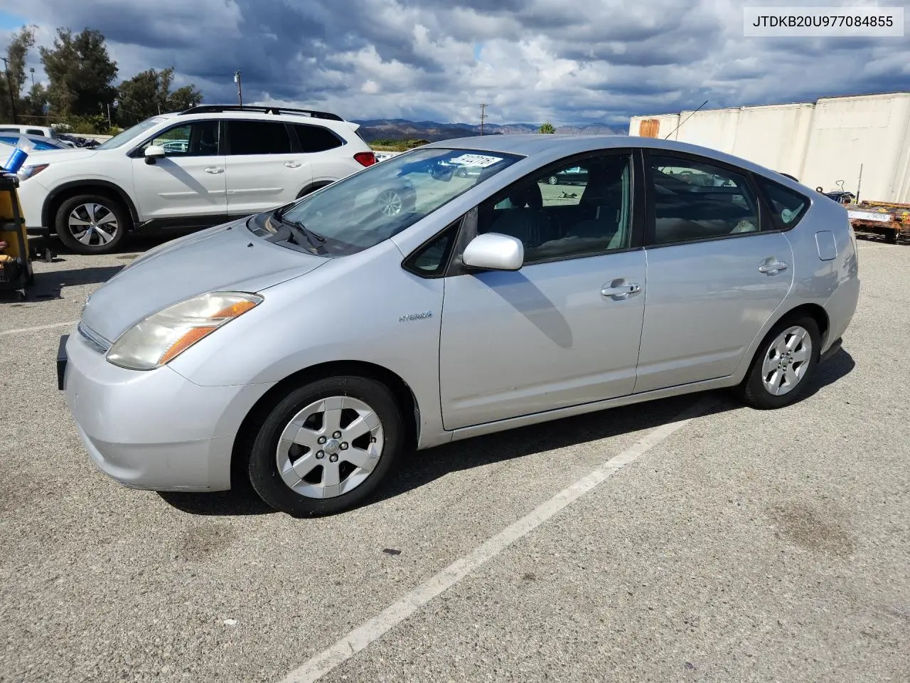 TOYOTA PRIUS 2007, VIN JTDKB20U977084855