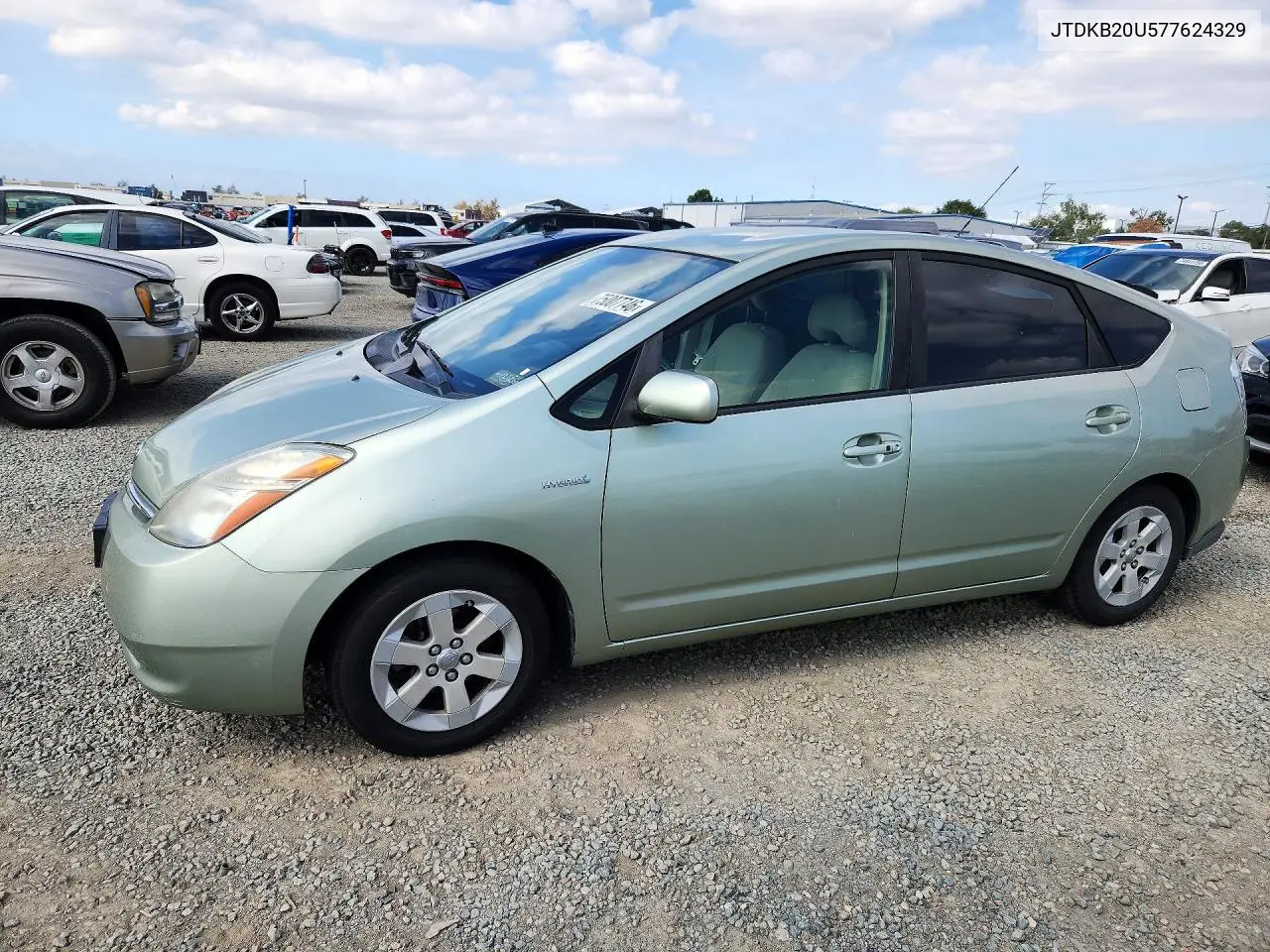 TOYOTA PRIUS 2007, VIN JTDKB20U577624329