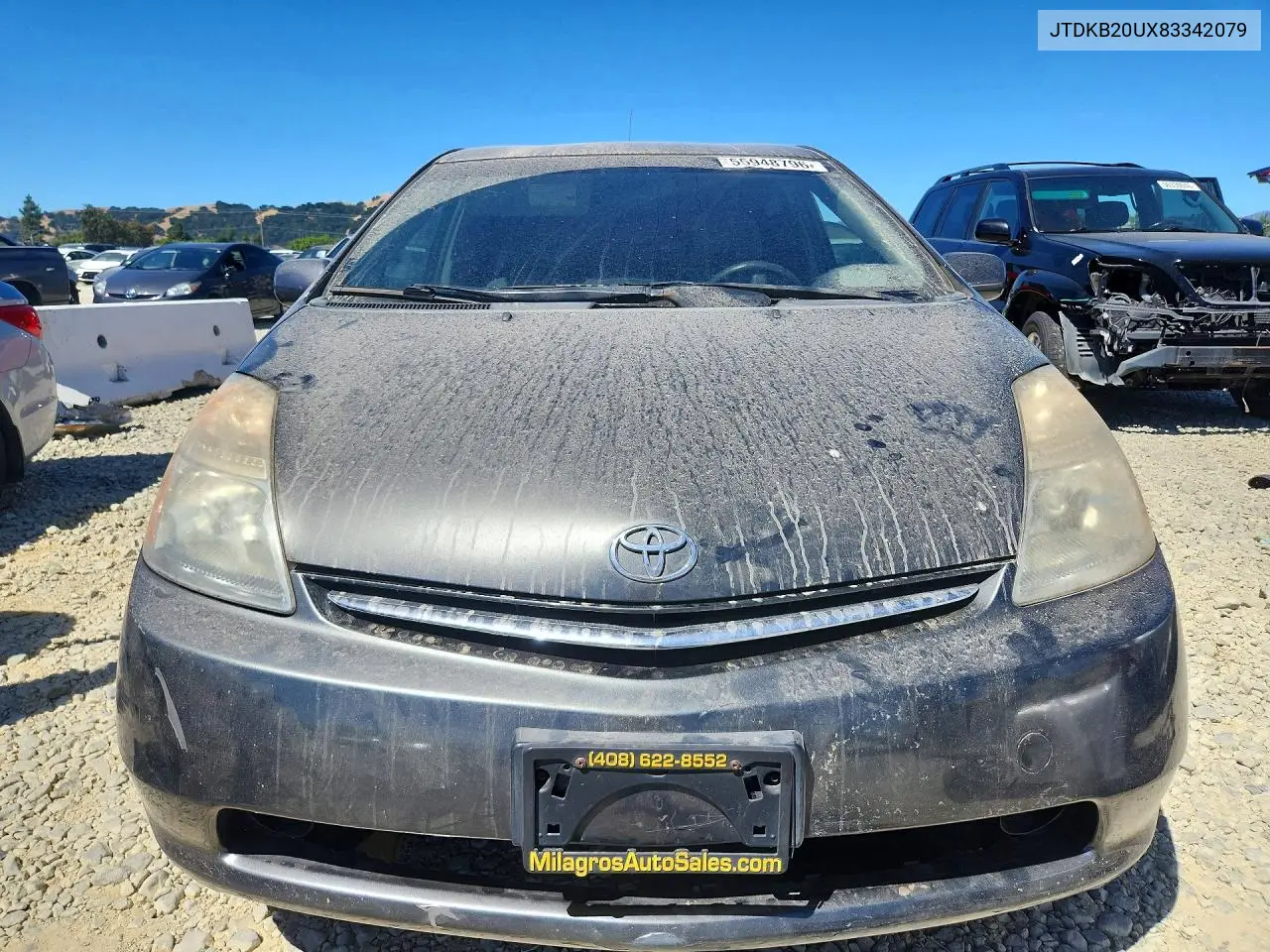 2008 TOYOTA PRIUS VIN JTDKB20UX83342079 — фото 5