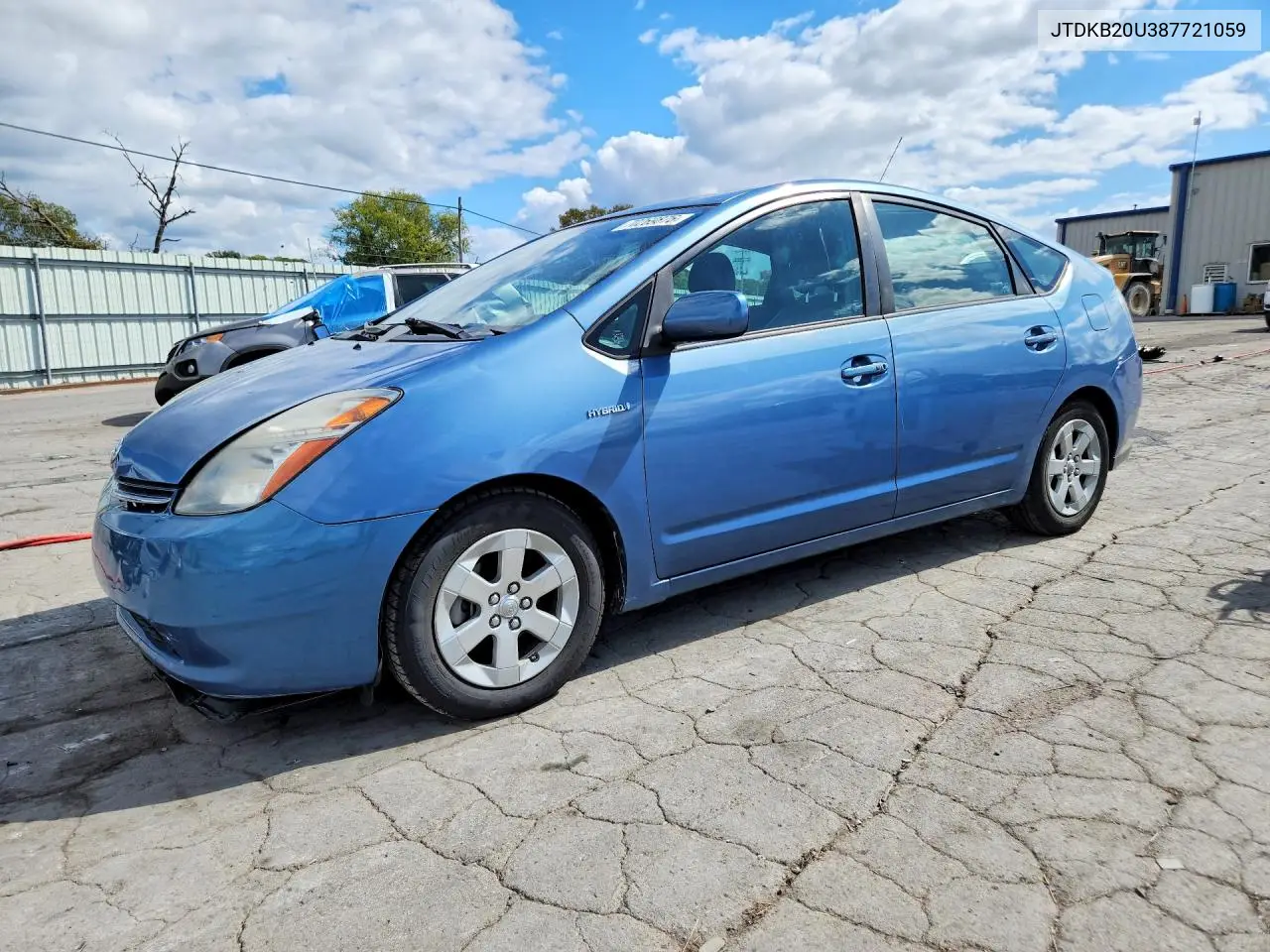 TOYOTA PRIUS 2008, VIN JTDKB20U387721059