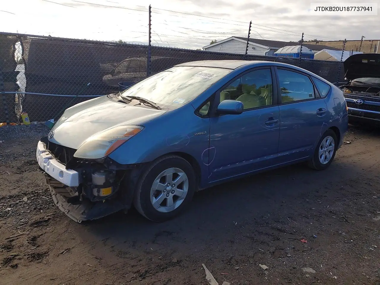 TOYOTA PRIUS 2008, VIN JTDKB20U187737941