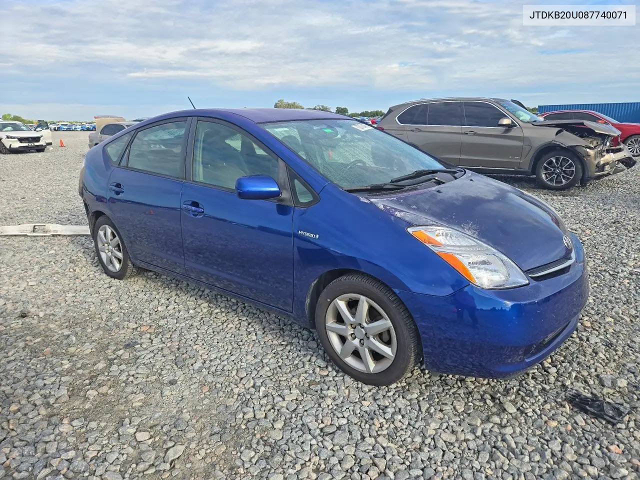 2008 TOYOTA PRIUS VIN JTDKB20U087740071 — фото 4