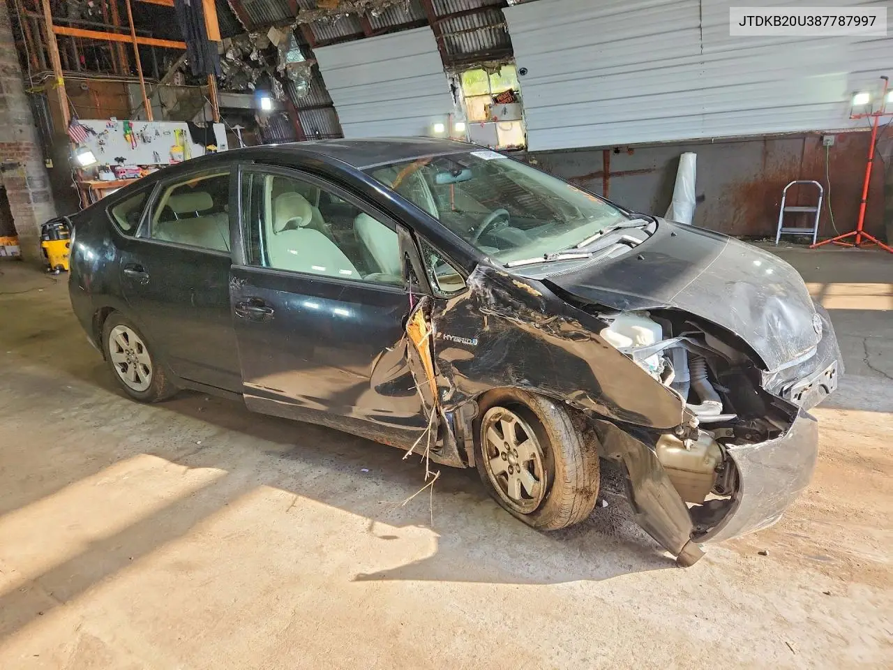 2008 TOYOTA PRIUS VIN JTDKB20U387787997 — фото 4