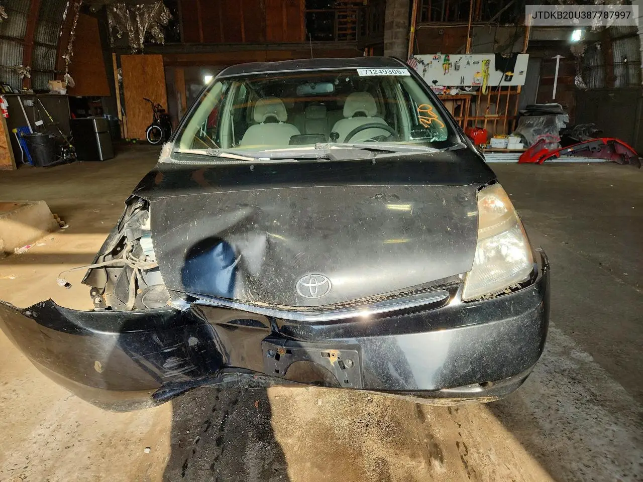 2008 TOYOTA PRIUS VIN JTDKB20U387787997 — фото 5