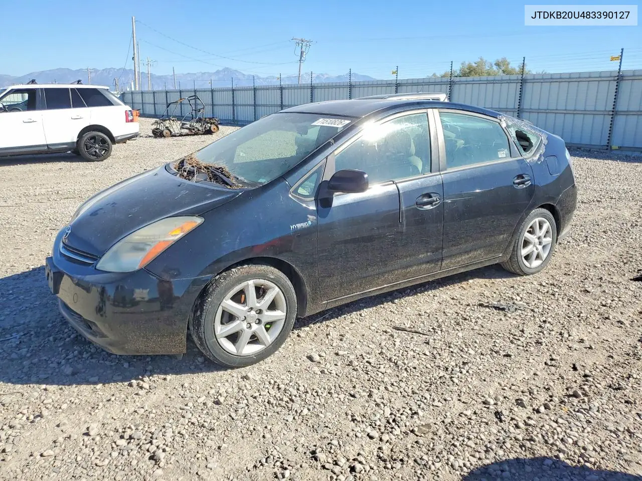 TOYOTA PRIUS 2008, VIN JTDKB20U483390127