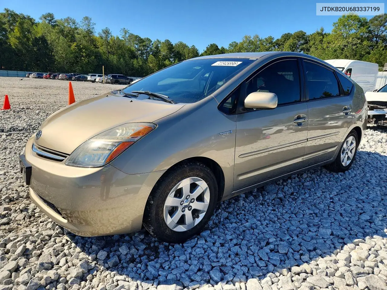 TOYOTA PRIUS 2008, VIN JTDKB20U683337199