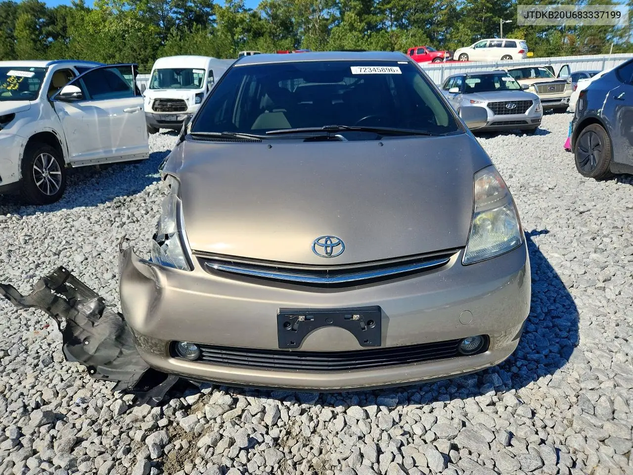 2008 TOYOTA PRIUS VIN JTDKB20U683337199 — фото 5