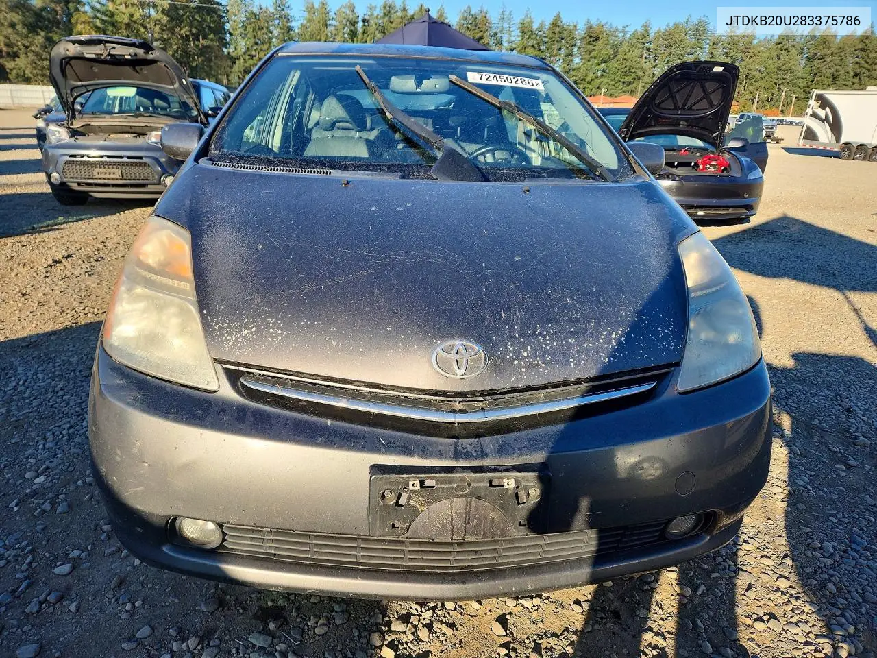 2008 TOYOTA PRIUS VIN JTDKB20U283375786 — фото 5