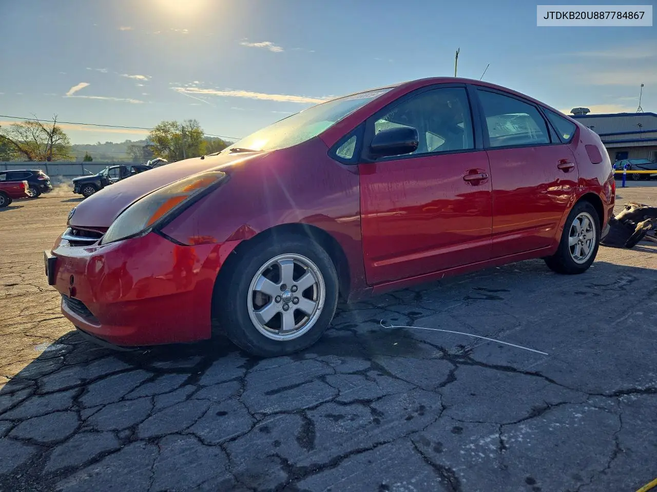 TOYOTA PRIUS 2008, VIN JTDKB20U887784867