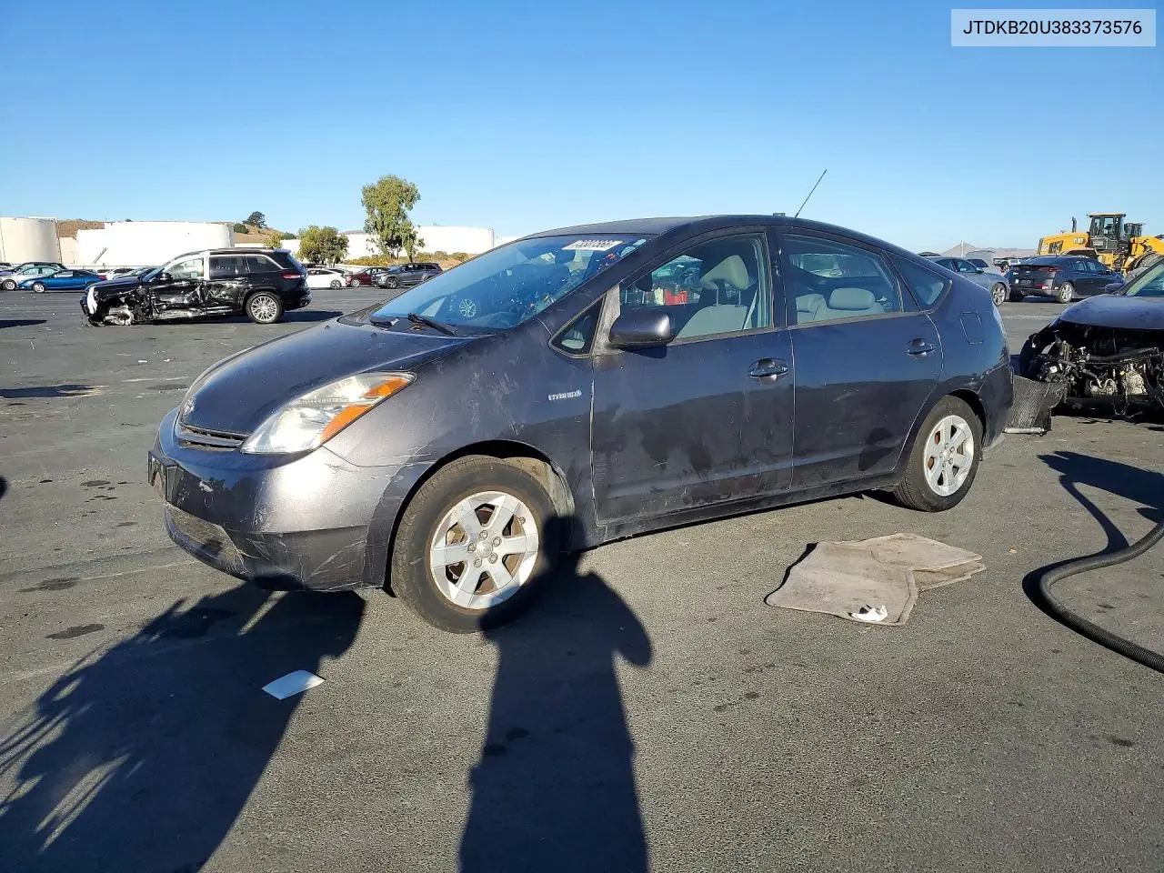 TOYOTA PRIUS 2008, VIN JTDKB20U383373576